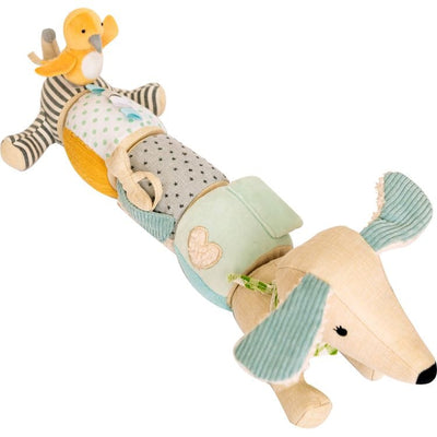 Wonder & Wise Plush Wooden Pull Apart Pup Toy
