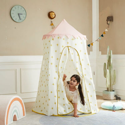 Wonder & Wise Preschool Gold Starburst Pop-Up Princess Playhome