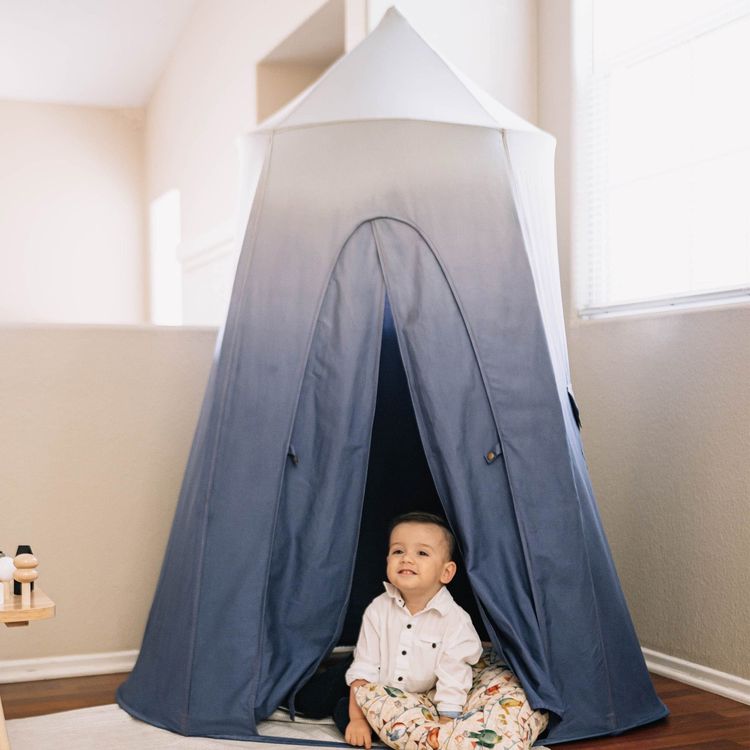 Wonder & Wise Preschool Ombre Pop-Up Playhome Tent - Denim