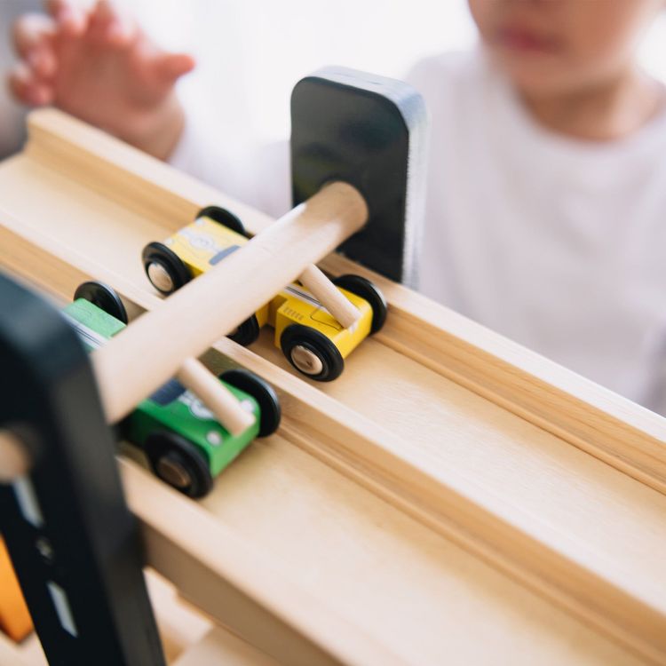 Wonder & Wise Preschool Wooden Racing Track