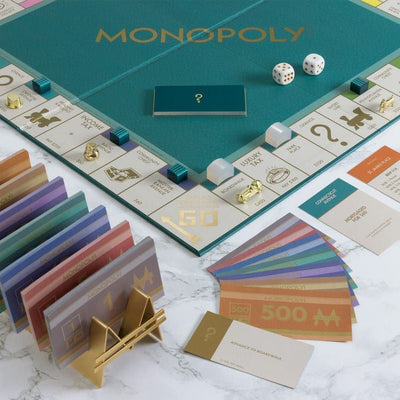 WS Game Company Games Monopoly Del Mar Shagreen Edition