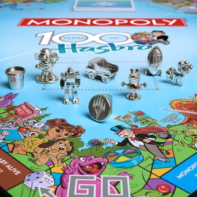WS Game Company Games Monopoly Hasbro 100th Anniversary Edition
