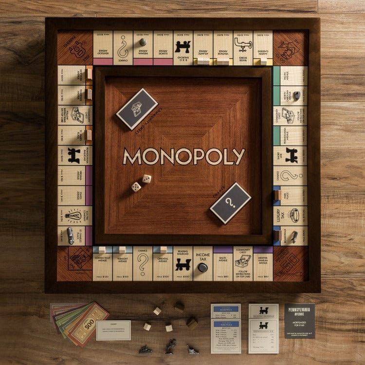 WS Game Company Games Monopoly Heirloom Edition