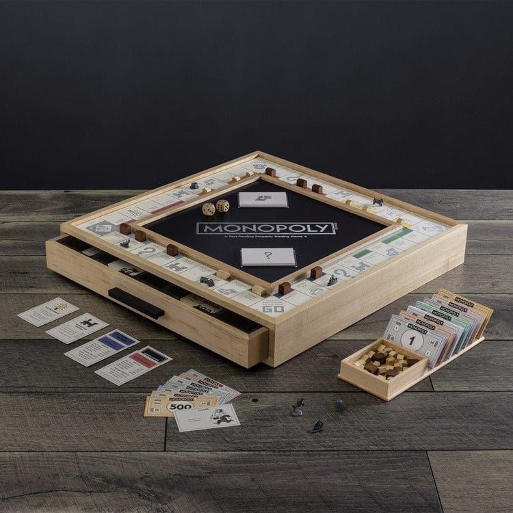 WS Game Company Games Monopoly Luxe Maple Edition