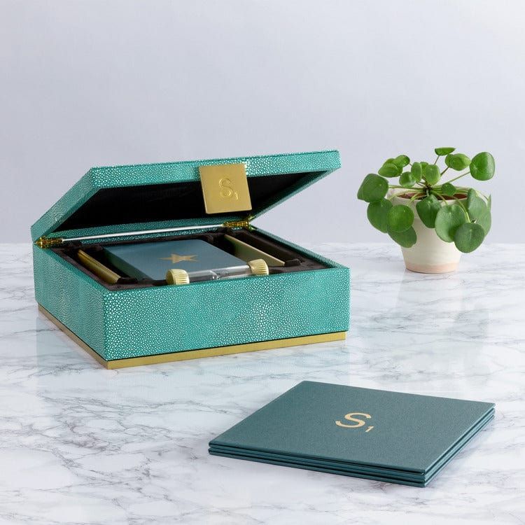 WS Game Company Games Scrabble Del Mar Shagreen Edition