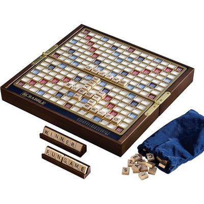 WS Game Company Games Scrabble Deluxe Travel Edition