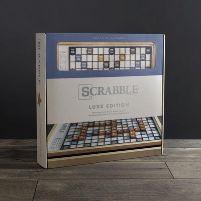WS Game Company Games Scrabble Luxe Maple Edition
