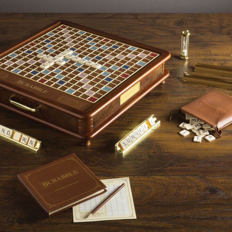 WS Game Company Games Scrabble Luxury Edition