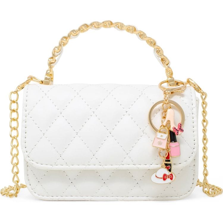Zomi Gem Trend Accessories Classic Link Chain Handle Handbag - White