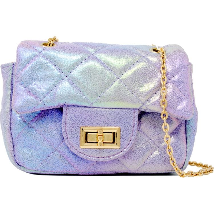 Zomi Gem Trend Accessories Classic Purple Rainbow Bag