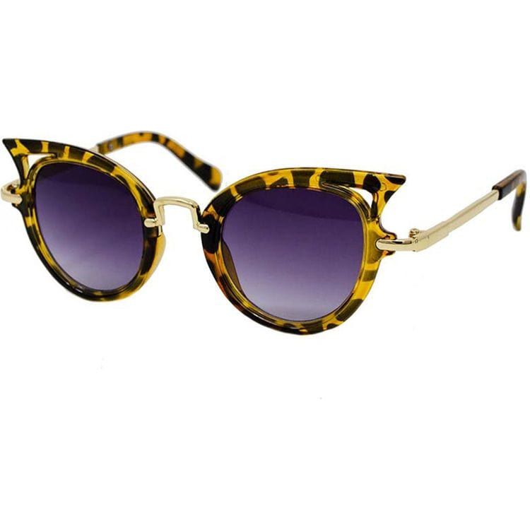 Zomi Gem Trend Accessories Leopard Cat Eyes Sunglasses