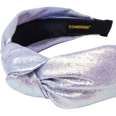 Zomi Gem Trend Accessories Shiny Knotted Headband - Purple