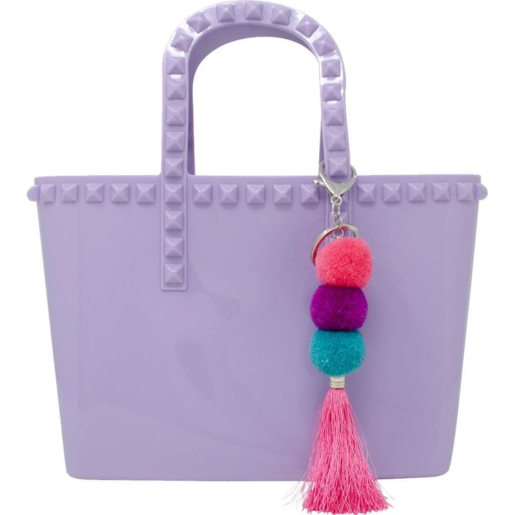 Zomi Gem Trend Accessories Tiny Jelly Tote Bag - Lavender