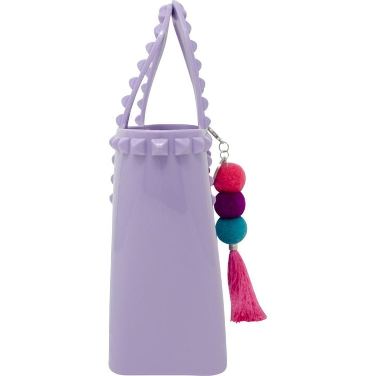 Zomi Gem Trend Accessories Tiny Jelly Tote Bag - Lavender