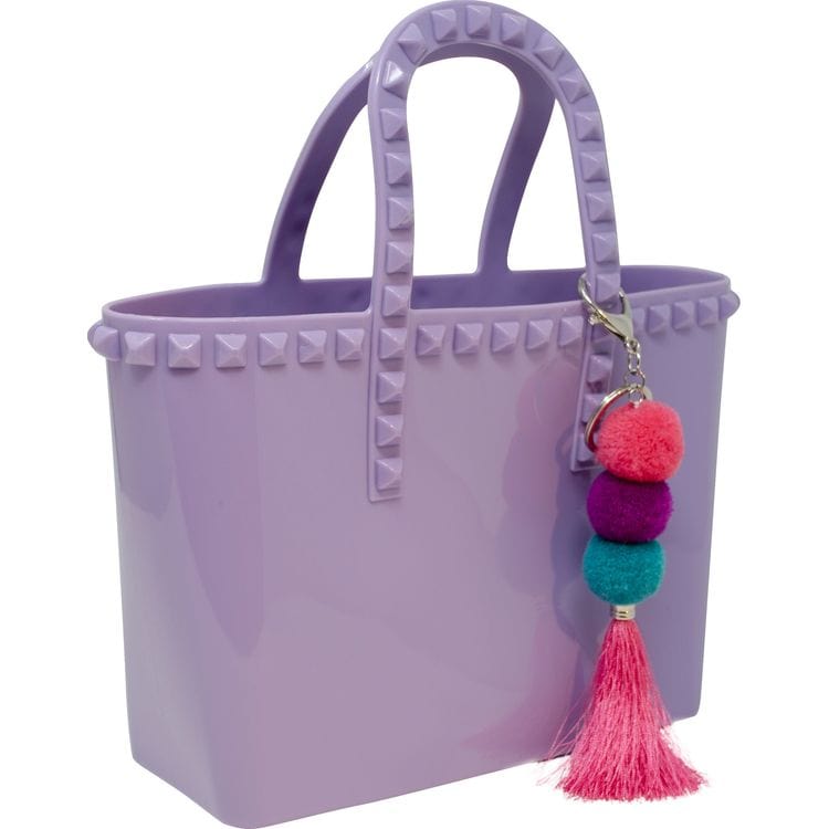 Zomi Gem Trend Accessories Tiny Jelly Tote Bag - Lavender