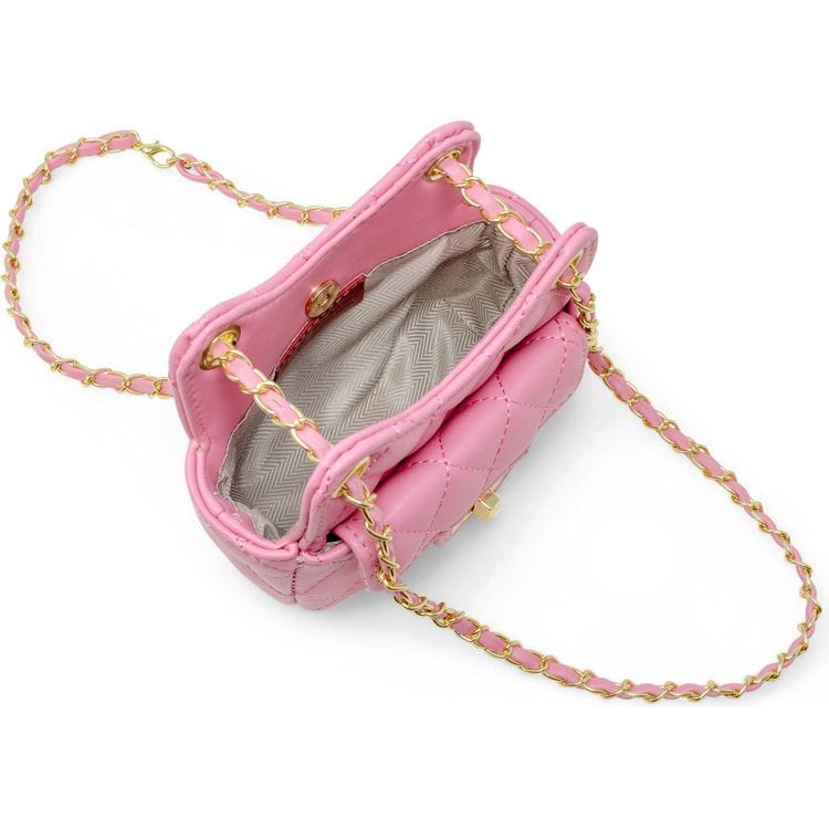 Zomi Gem Trend Accessories Tiny Quilted Treasure Purse - Pink