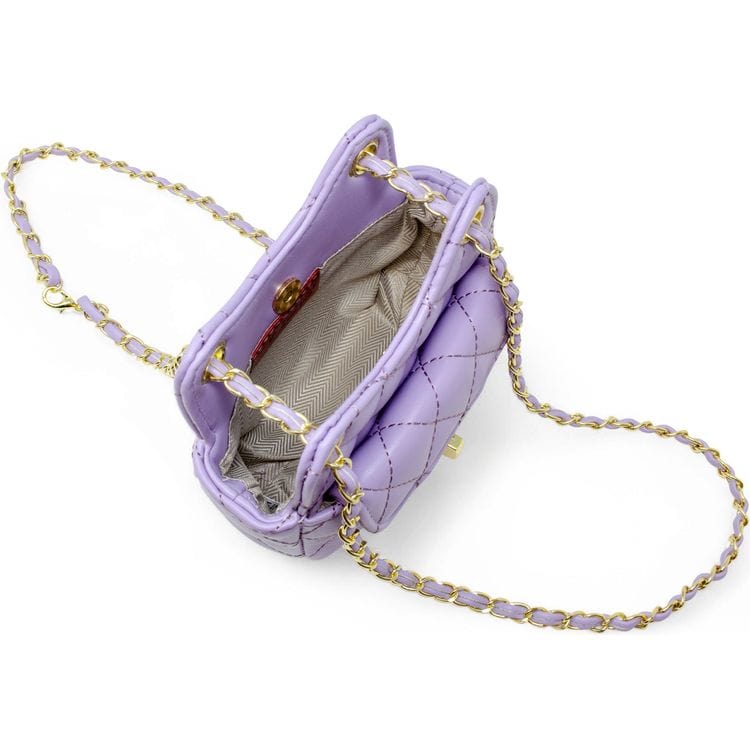 Zomi Gem Trend Accessories Tiny Quilted Treasure Purse - Purple