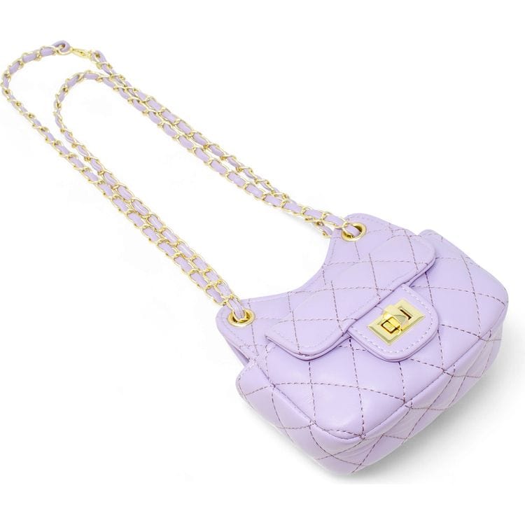 Zomi Gem Trend Accessories Tiny Quilted Treasure Purse - Purple