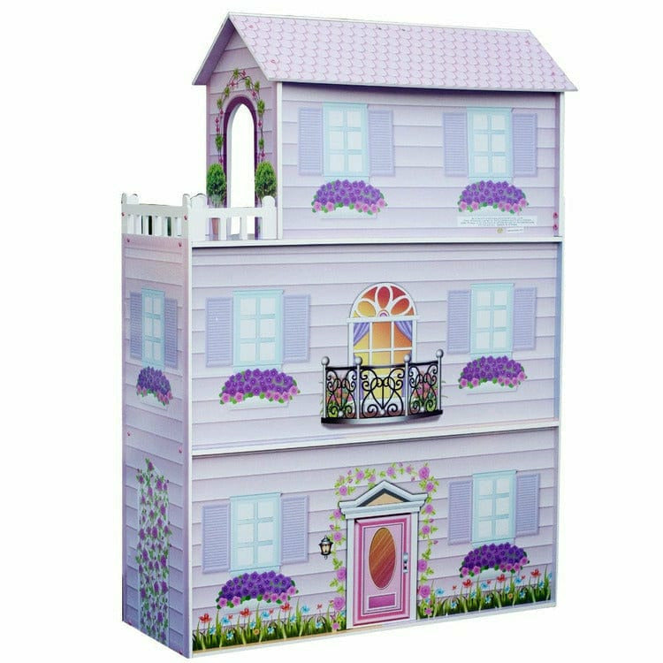  Teamson Kids -  12" Pink Dreamland Tiffany Dollhouse -  Preschool