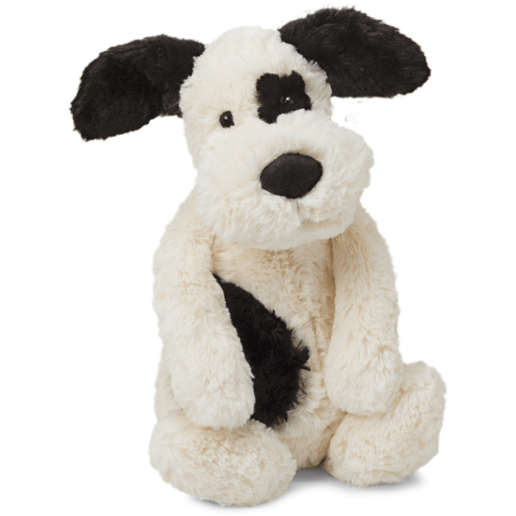  Jellycat, Inc. -  Bashful Cream & Black Puppy Medium -  Plush