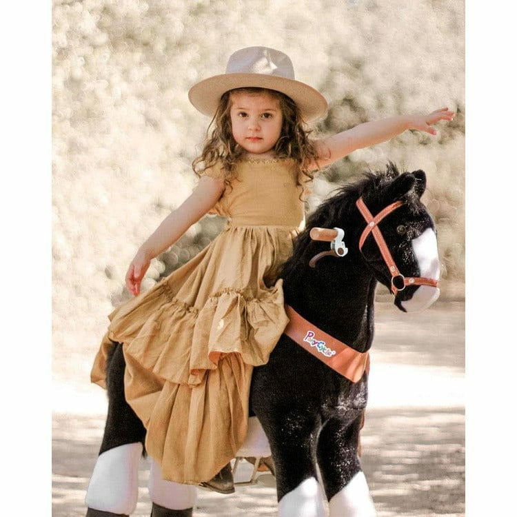  PonyCycle, Inc. -  Black Model U Ride-On Horse - 4-7 Years -  Plush