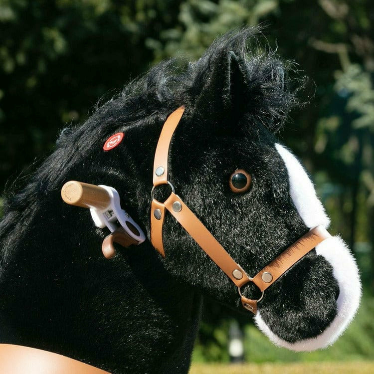Black Model U Ride-On Horse - 7 Years | PonyCycle, Inc.