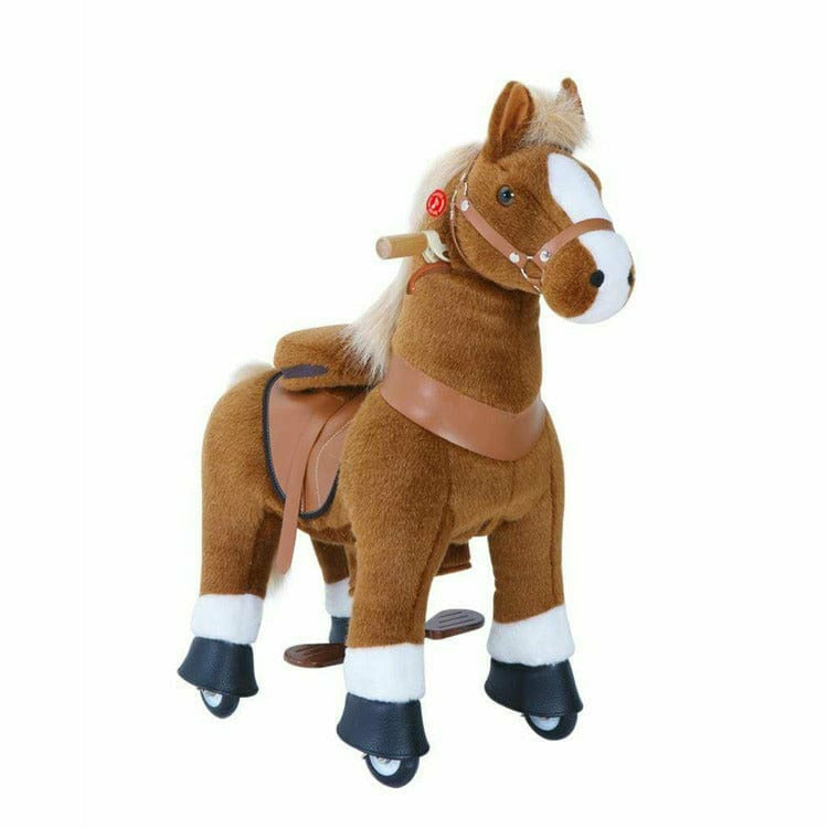  PonyCycle, Inc. -  Brown Model U Ride-On Horse - 4-7 Years -  Plush