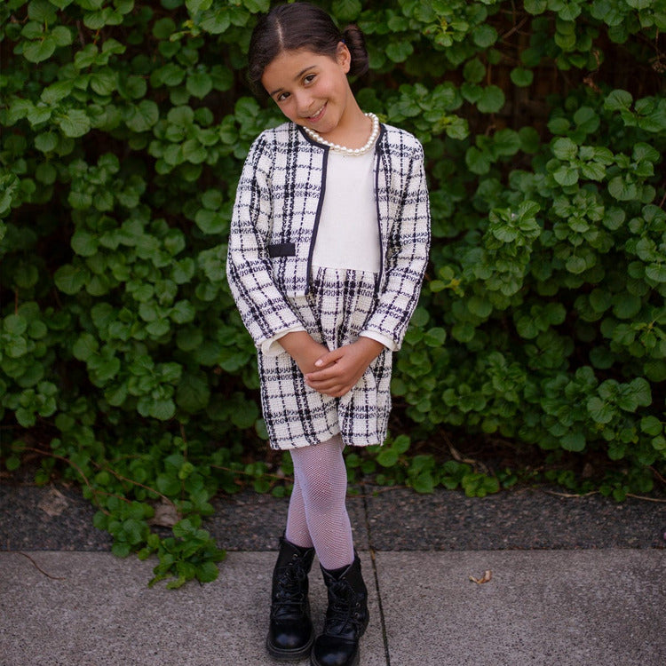  Great Pretenders -  Coco the Fashionista Dress, Jacket & Pearls - Size 5-6 -  Dress up