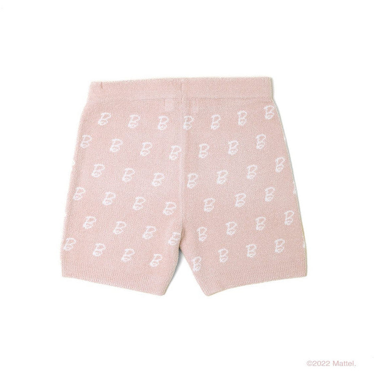  Barefoot Dreams -  CozyChic Ultra Lite® Barbie™ Monogram Biker Short - Size 12-14 -  World of Barbie
