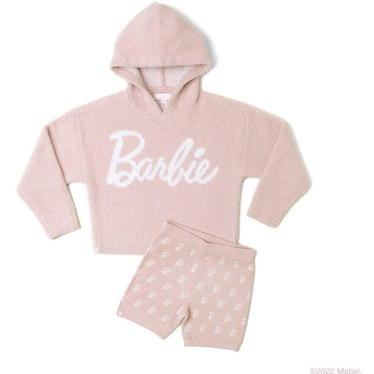  Barefoot Dreams -  CozyChic Ultra Lite® Barbie™ Monogram Biker Short - Size 12-14 -  World of Barbie