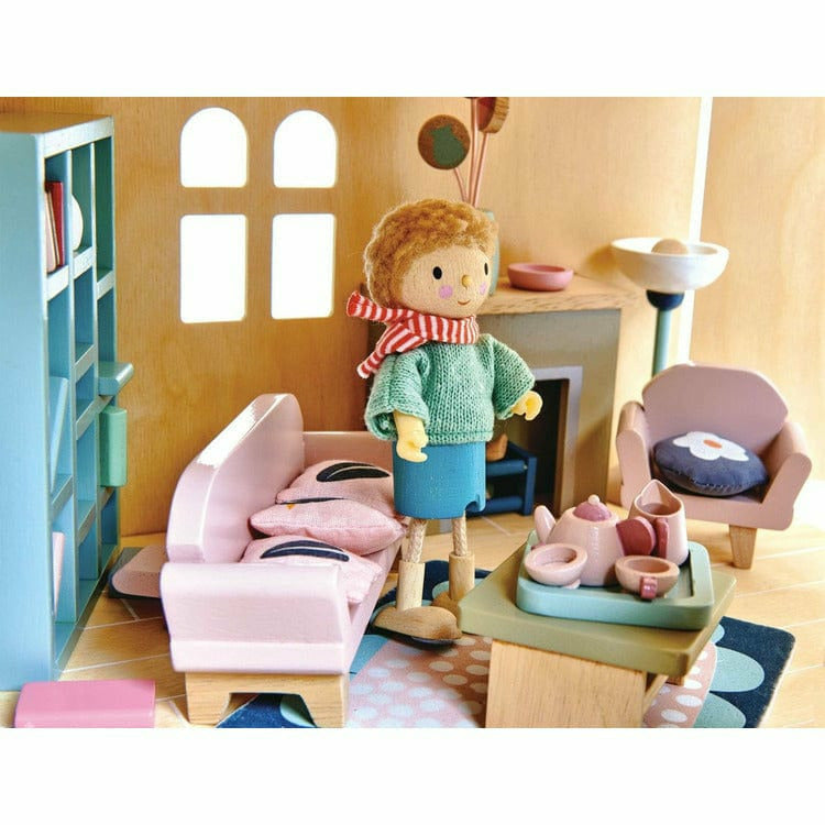  Tender Leaf Toys -  Dollhouse Sitting Room Furniture -  Dolls