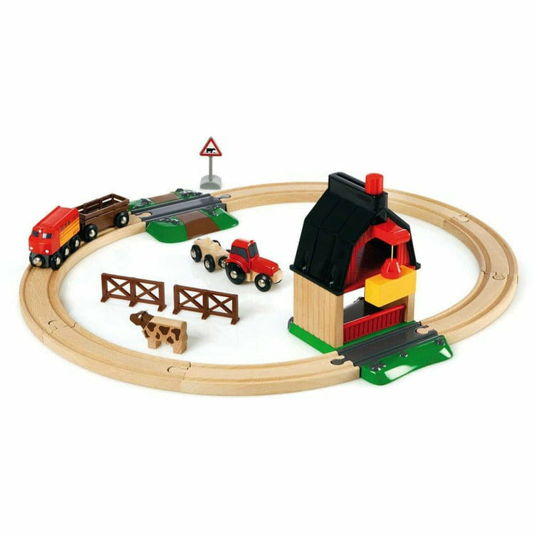  Brio -  Farm Railway Set Toy Train Set -  Preschool