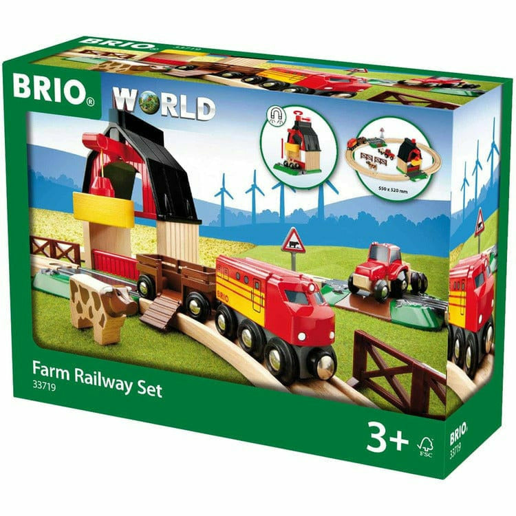  Brio -  Farm Railway Set Toy Train Set -  Preschool