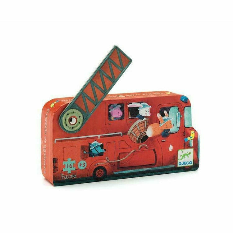  Djeco -  Fire Truck Mini Jigsaw Puzzle -  Puzzles