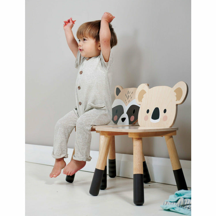  Tender Leaf Toys -  Forest Racoon Chair -  Room Decor