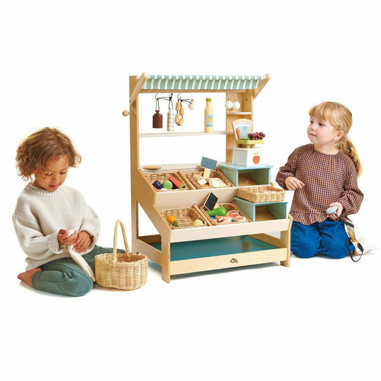  Tender Leaf Toys -  General Store Market Stand -  Preschool