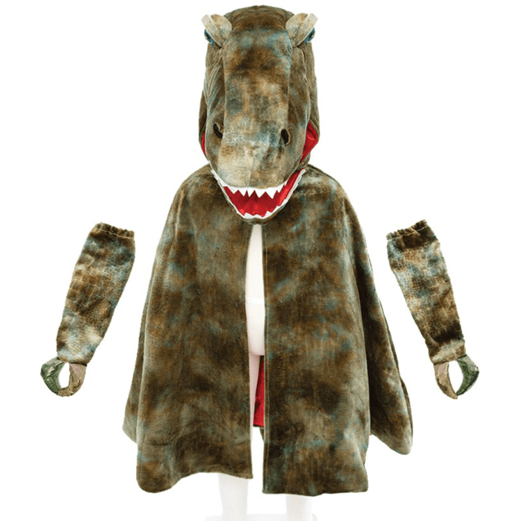  Great Pretenders -  Grandasaurus T-Rex Cape with Claws - Size 4-6 Years -  Dress up