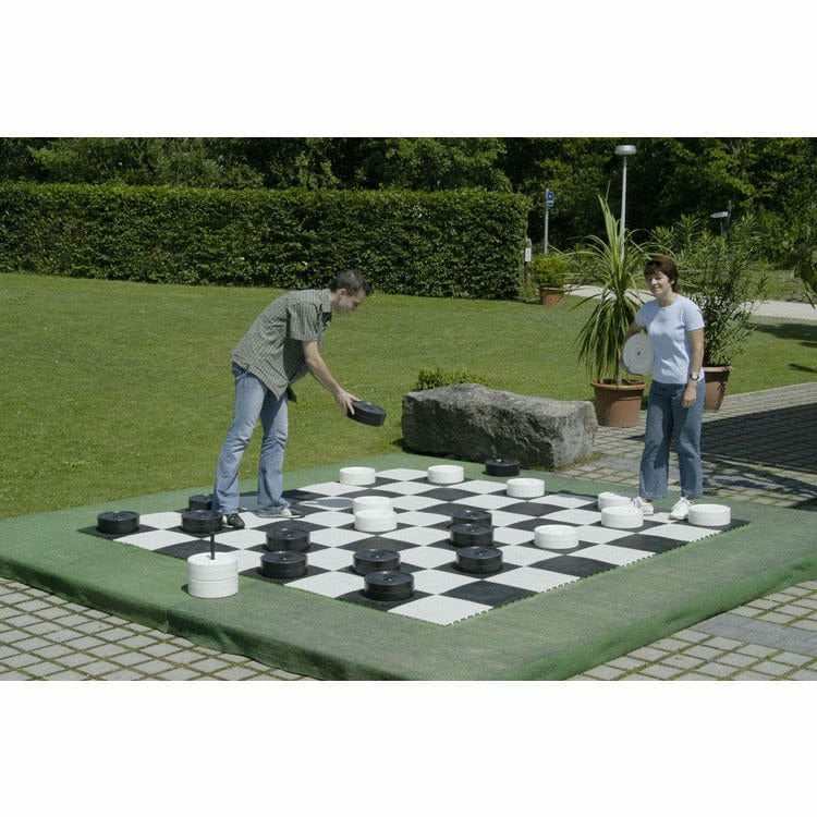  rolly® -  Large Checker Set With Board -  Games