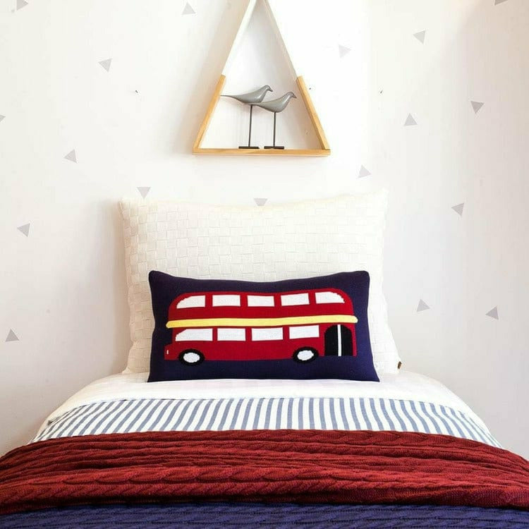  Rian Tricot -  London Double Decker Bus Pillow -  Room Decor