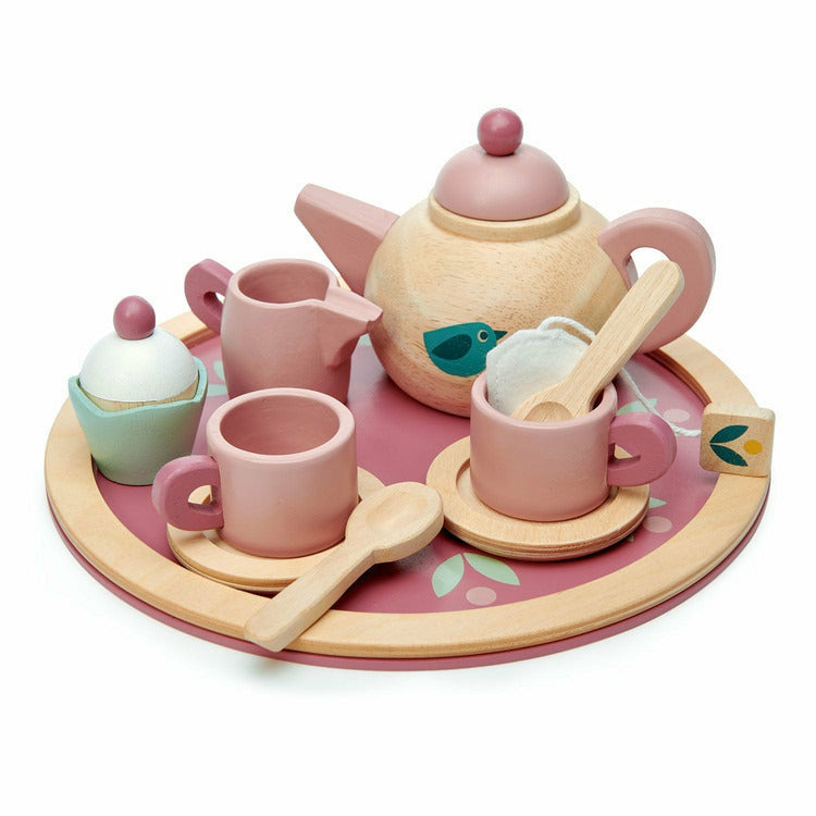  Tender Leaf Toys -  Mini Chef Wooden Birdie Tea Set -  Preschool