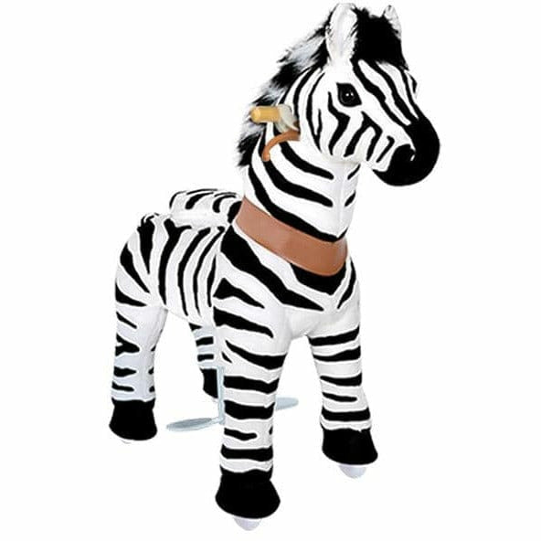  PonyCycle, Inc. -  Model U Ride-On Zebra - 3-4 Years -  Plush