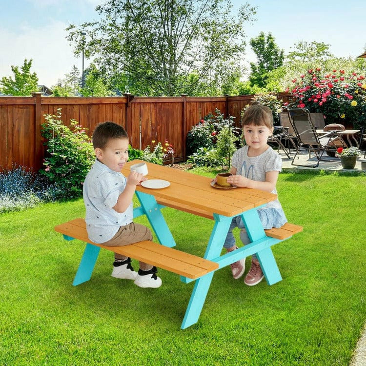  Teamson Kids -  Outdoor Picnic Table & Chair Set -  Outdoor