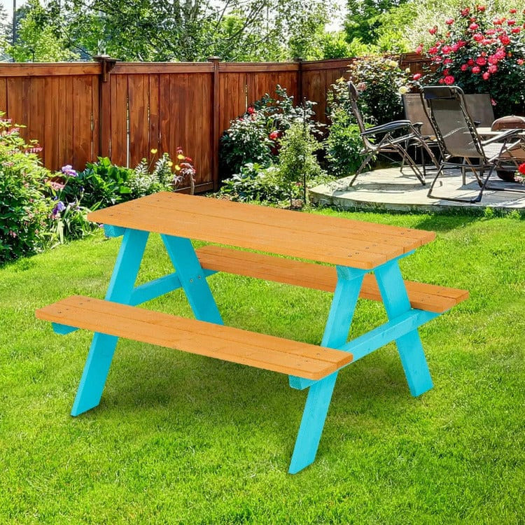  Teamson Kids -  Outdoor Picnic Table & Chair Set -  Outdoor