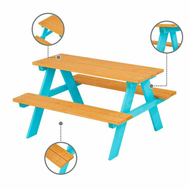  Teamson Kids -  Outdoor Picnic Table & Chair Set -  Outdoor