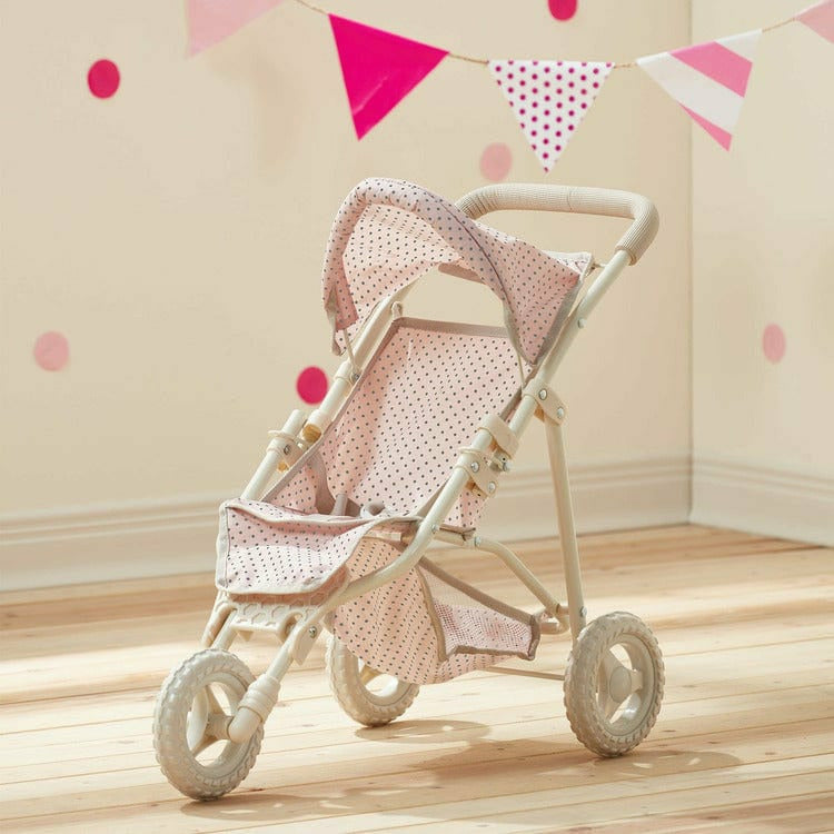 Polka Dots Princess Baby Doll Jogging Stroller