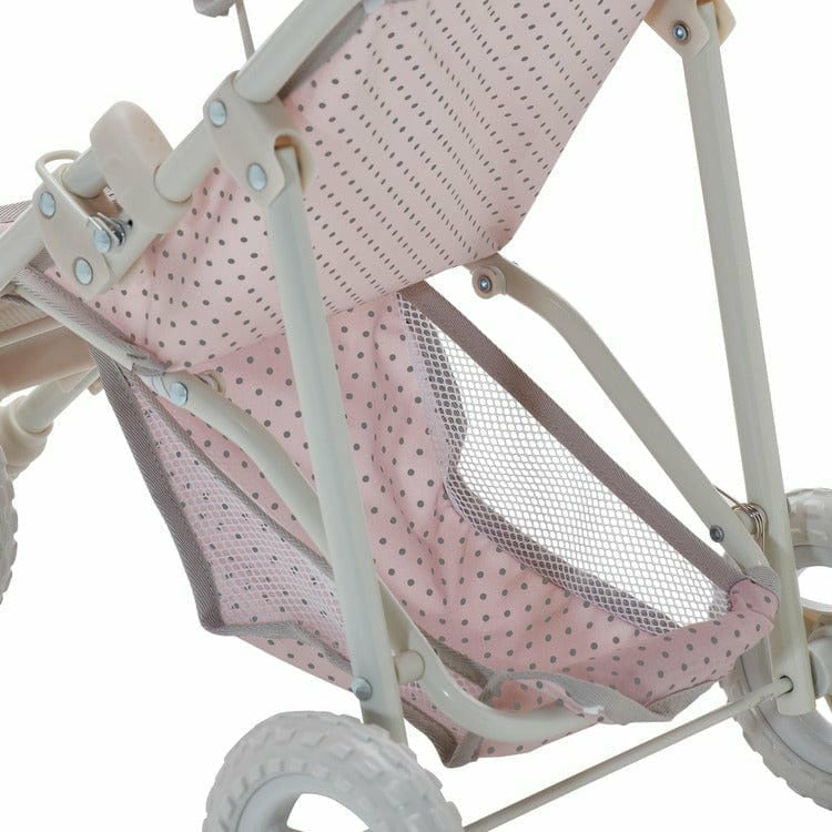 toy jogging stroller Polka Dots Princess Baby Doll Jogging Stroller
