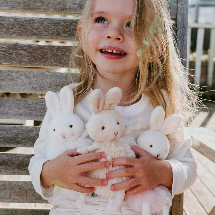 Bunnies By The Bay -  Roly Poly Bun Bun White -  Plush