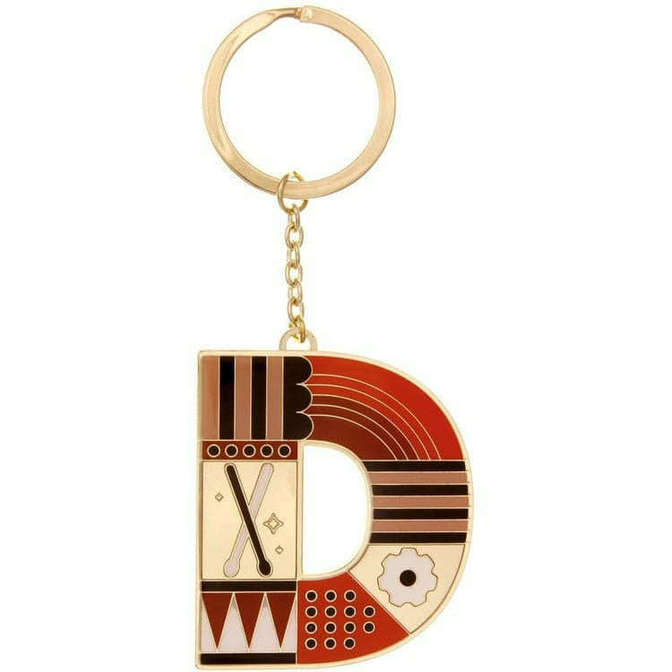  FAO Schwarz -  Small Initial FAO Keychain - Letter D -  Souvenirs