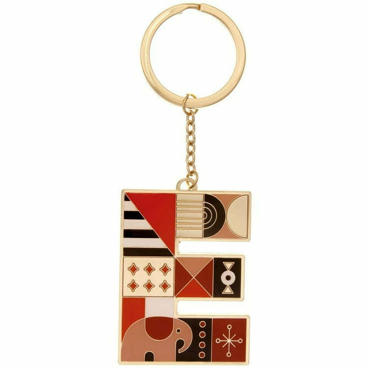  FAO Schwarz -  Small Initial FAO Keychain - Letter E -  Souvenirs