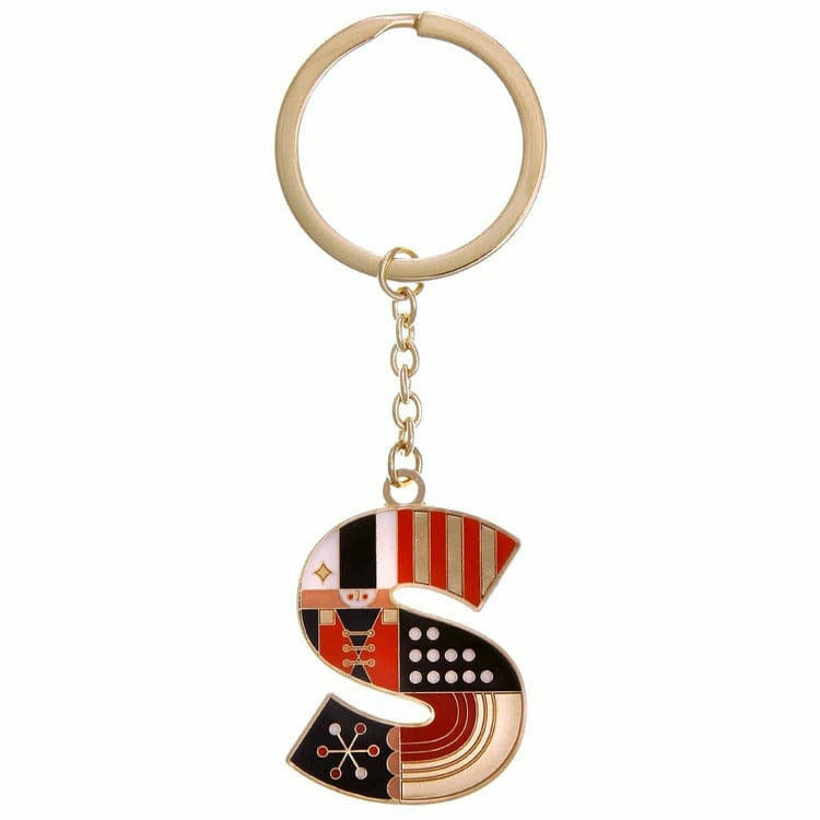  FAO Schwarz -  Small Initial FAO Keychain - Letter S -  Souvenirs